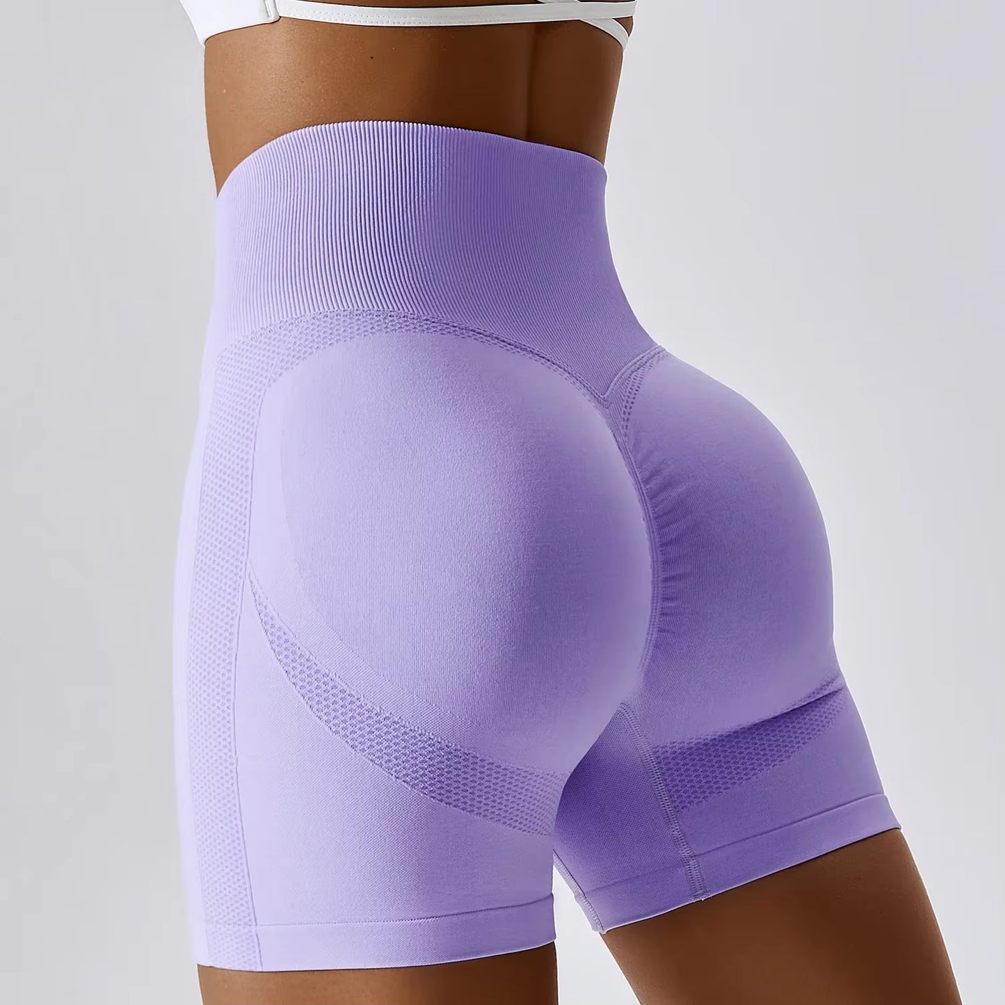 Seamless Shorts High Waist Push up Booty Workout Shorts Scrunch Butt Biker Shorts Yoga Pants Gym Wear Workout Clothes for Women