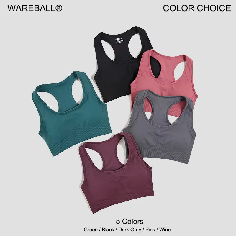 Tank Top Women Female Gym Yoga Bra Padded Sports Bra Removable Workout Push up Crop Top Fitness Bra Athletic Sportswear