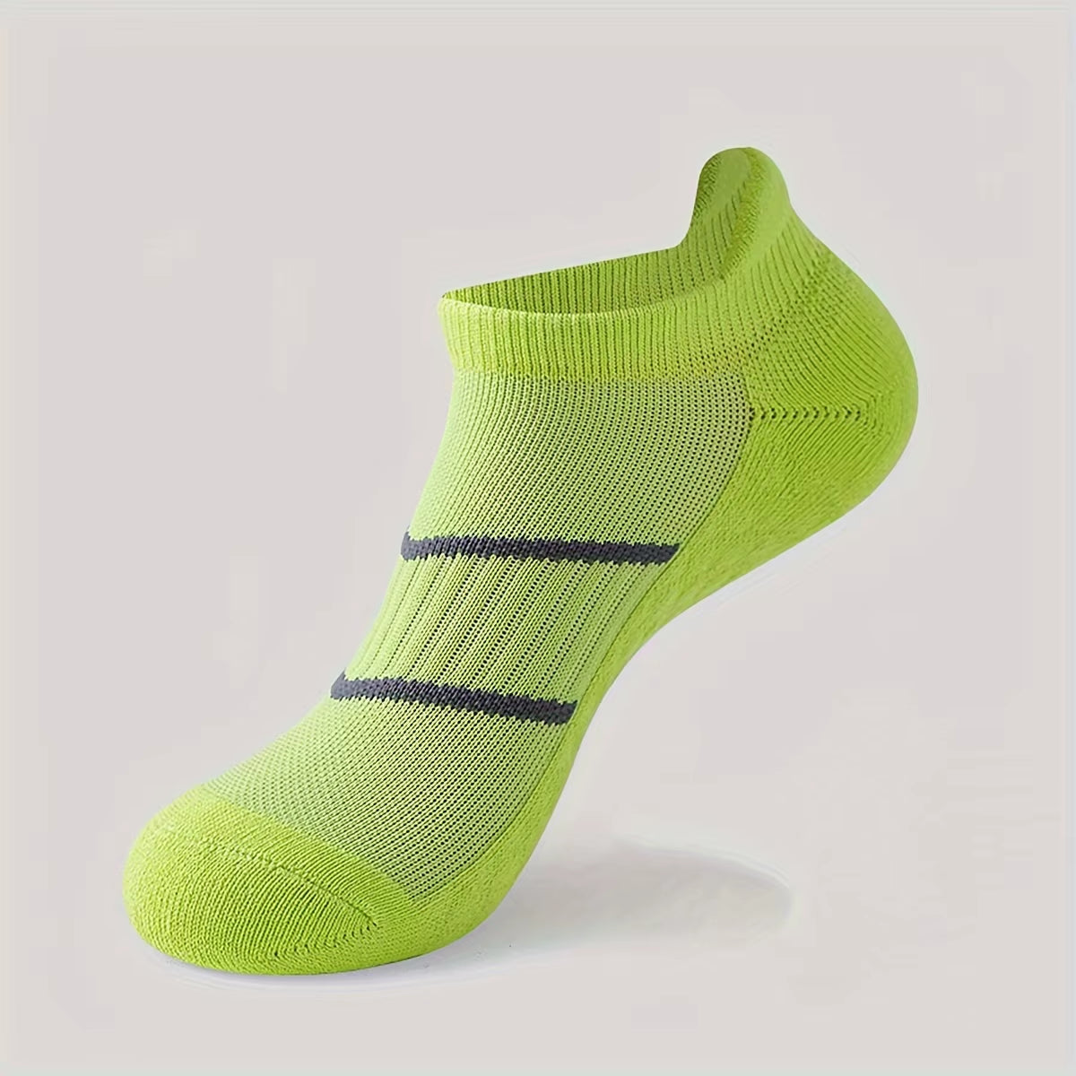 7 Pairs Stripe Pattern Textured Socks, Comfy & Sporty Short Socks, Women'S Stockings & Hosiery