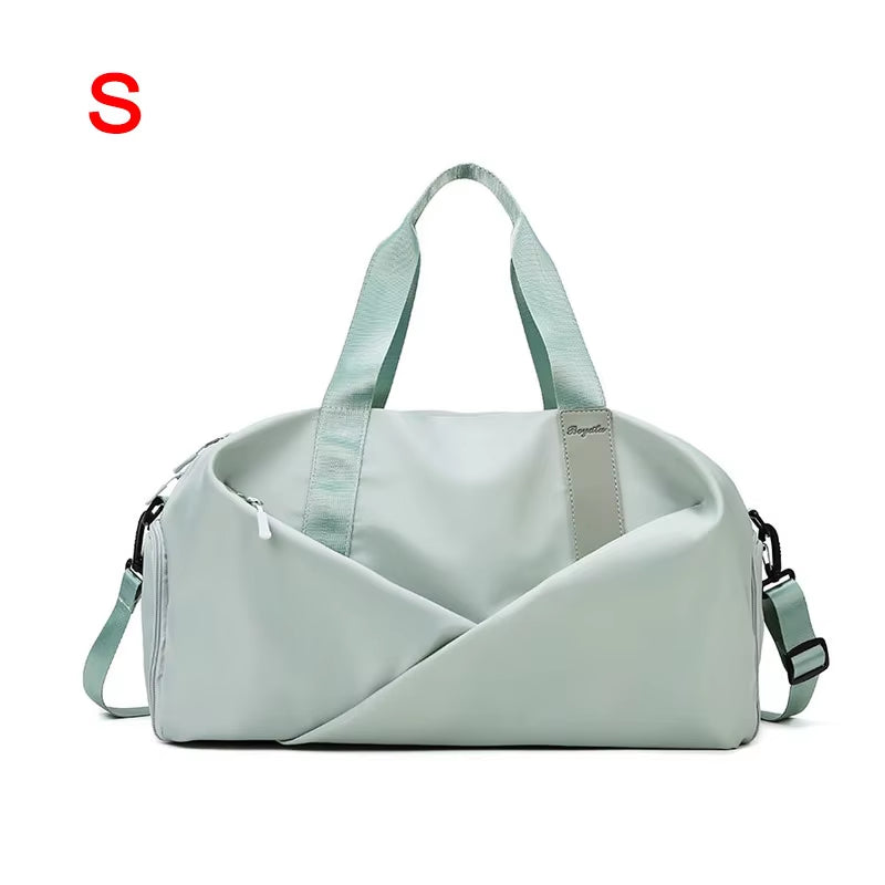 Women Sports Gym Bag Travel Dry Wet Bag Handbags Multifunction Swimming Tote Shoulder Weekend Fitness Duffle Yoga Shoes Daypack