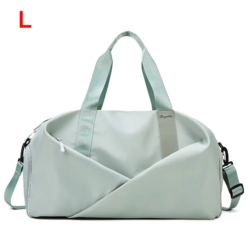 Women Sports Gym Bag Travel Dry Wet Bag Handbags Multifunction Swimming Tote Shoulder Weekend Fitness Duffle Yoga Shoes Daypack