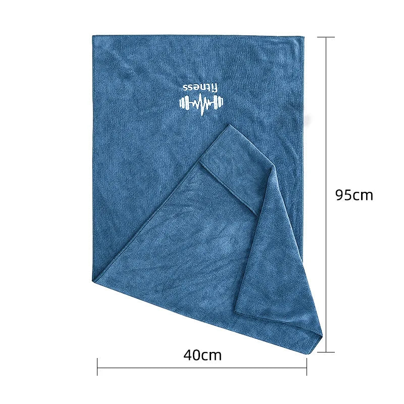 42*95Cm Microfiber Gym Yoga Exercise Swimming Fitness Towel Fast Drying Cooling Towel Beach Running Body Non-Slip Sports Sweat