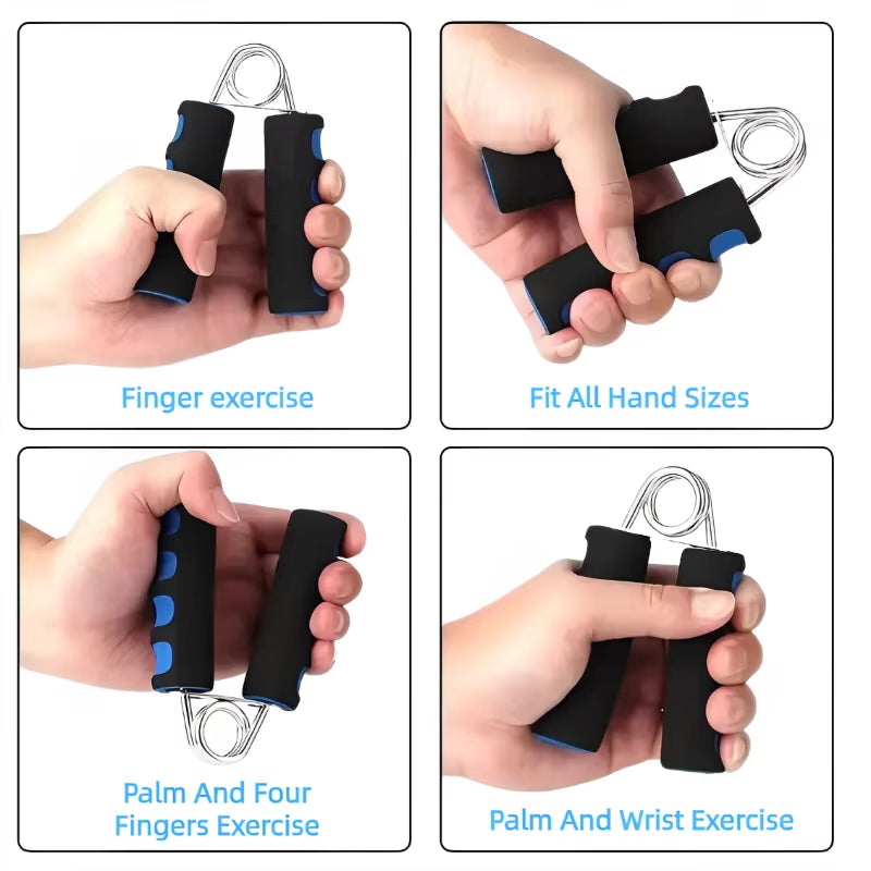 1Pcs Spring Hand Grip Finger Strength Trainer Power Exerciser Sponge Forearm Strengthener Carpal Expander Sport Muscle Trainin