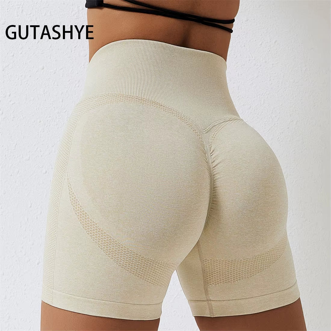 Seamless Shorts High Waist Push up Booty Workout Shorts Scrunch Butt Biker Shorts Yoga Pants Gym Wear Workout Clothes for Women