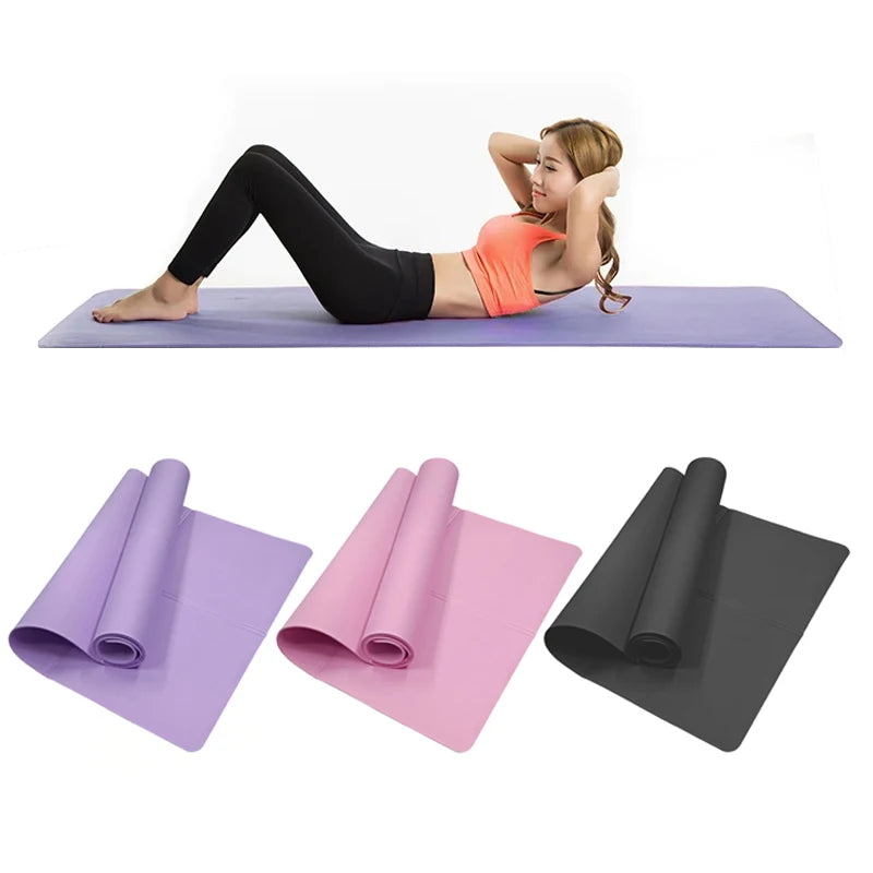 4MM Thick EVA Yoga Mats Anti-Slip Sport Fitness Mat Blanket for Exercise Yoga and Pilates Gymnastics Mat Fitness Equipment