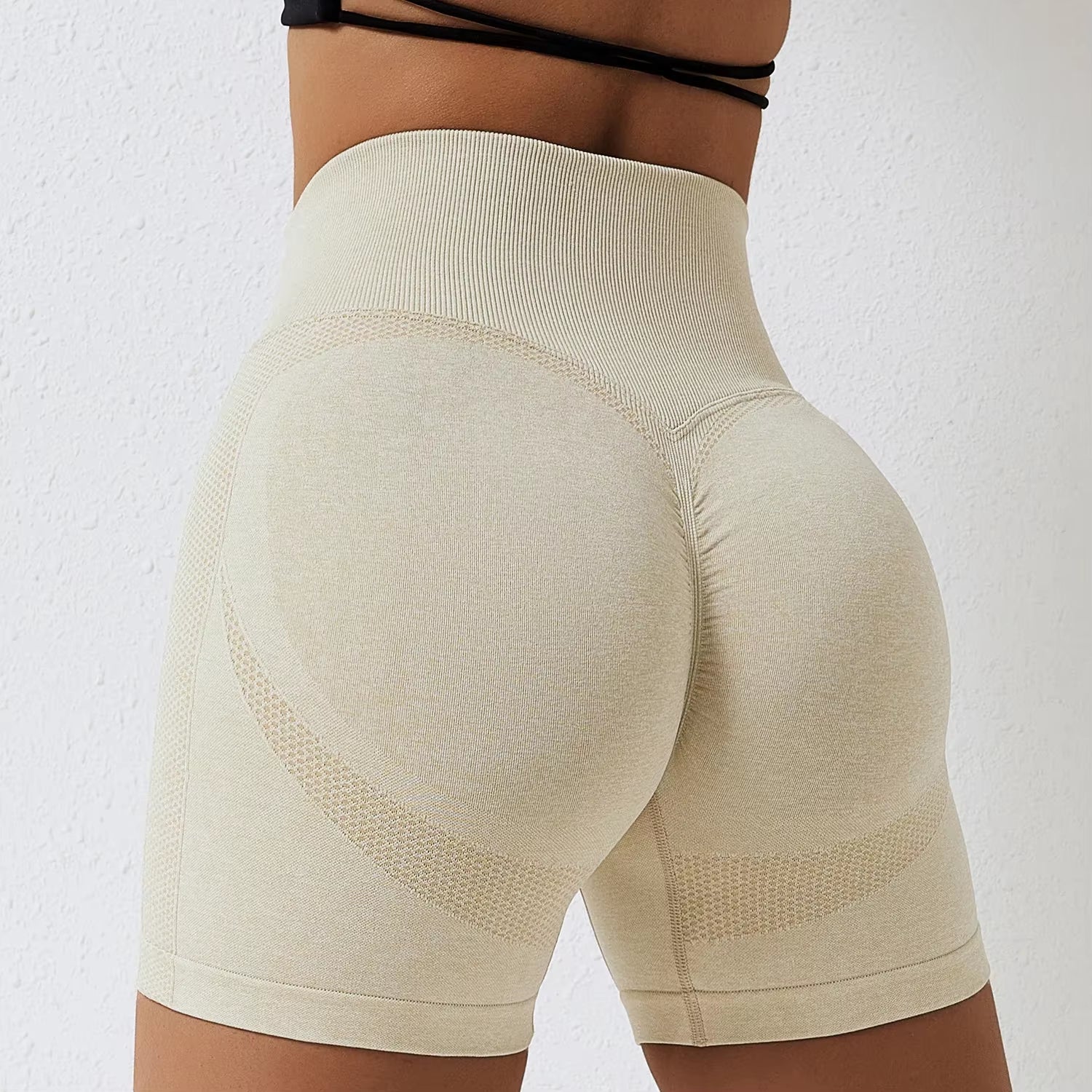 Seamless Shorts High Waist Push up Booty Workout Shorts Scrunch Butt Biker Shorts Yoga Pants Gym Wear Workout Clothes for Women